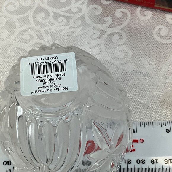 Gorham Angels Of Peace Crystal Votive Candle‎ Holder - Picture 6 of 7
